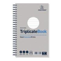 Challenge Wirebound Triplicate Book Ruled Carbonless 50 Sets 210 x