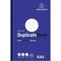 Challenge Duplicate Book Ruled Carbonless 100 Sets 297 x 195mm Pack of