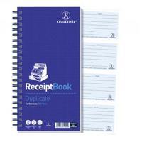 Challenge Receipt Book Duplicate Carbonless 200 Sets 280 x 141mm