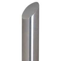 Chichester Style 45 Stainless Steel Bollard - Concrete In 900mm H