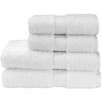 Christy Renaissance Towels, White, Hand Towel