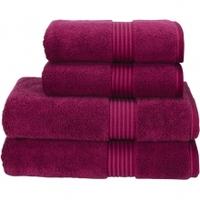 Christy Supreme Hygro Towels Raspberry, Raspberry, Pedestal Mat