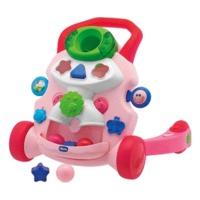 chicco baby steps activity walker pink