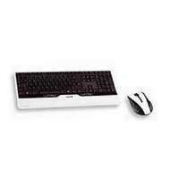 Cherry M85-25835 eVolution ORCA Wireless Laser Design Desktop and Laser Wireless Mouse (Black/White)