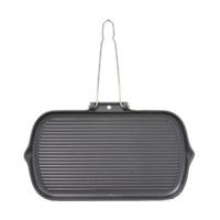 chasseur cast iron grillpan 37 x 22 cm rectangular