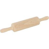 Chef Aid Beechwood Revolving 40cm Long Rolling Pin With 9cm Handles