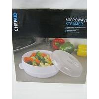 Chef Aid Microwave Steamer, White