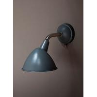 Cheyne Indoor Wall Light in Charcoal by Garden Trading