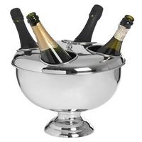 Chrome Four Bottle Champagne Holder