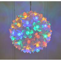 Christmas Winter Multi Coloured Multi Action LED Snow Ball Light by Kingfisher