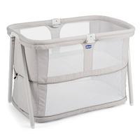 chicco lullago zip crib light grey