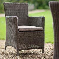 chilgrove garden dining chair in rattan