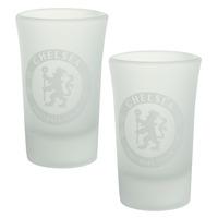 chelsea 2pk frosted shot glass