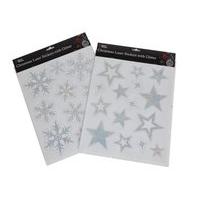 Christmas Star Laser Window Stickers