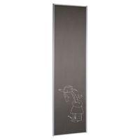 Chalkboard Black Blackboard Sliding Wardrobe Door (H)2220 mm (W)610 mm