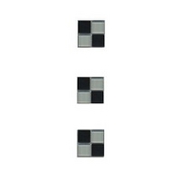 Chequerboard Black/Clear White Tiles - 55 x 55mm