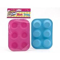 childrens reusable silicone cupcake cake tray bluepink for boysgirls k ...