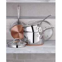 chefs collection copper bottom pan set