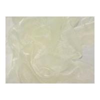 Chinese Crystal Organza Dress Fabric Cream