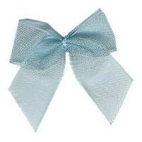 Chiffon Ribbon Bows Light Blue