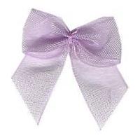 Chiffon Ribbon Bows Lilac