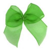 Chiffon Ribbon Bows Emerald