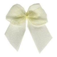 Chiffon Ribbon Bows Baby Maize