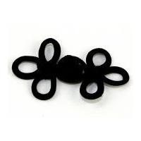 Chinese Button Frog Fasteners Black