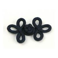 chinese button frog fasteners navy blue