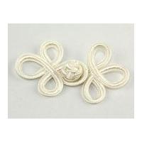 Chinese Button Frog Fasteners Ivory