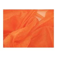 chinese crystal organza dress fabric orange