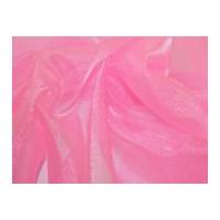 Chinese Crystal Organza Dress Fabric Pink