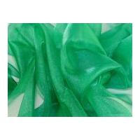 Chinese Crystal Organza Dress Fabric Emerald Green