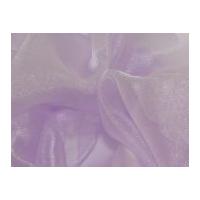 Chinese Crystal Organza Dress Fabric Lilac