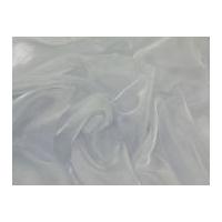 Chinese Crystal Organza Dress Fabric Silver