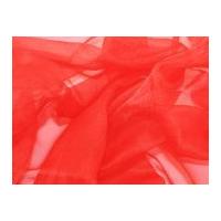 Chinese Crystal Organza Dress Fabric Red