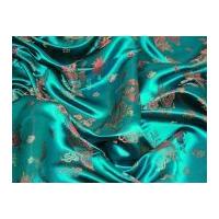 chinese satin dragon brocade dress fabric jade