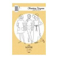 Christine Haynes Ladies Easy Sewing Pattern 1007 Lottie Dress & Shirt