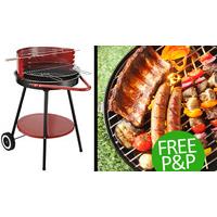 Charcoal Barbecue with Windshield - Free P&P