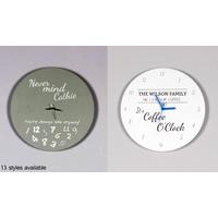 Choice of Personalized Typography Clock