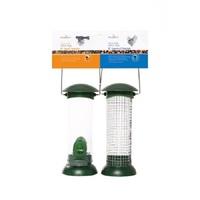 Chapelwood 8 Inch Peanut & Seed Feeder Twin Pack