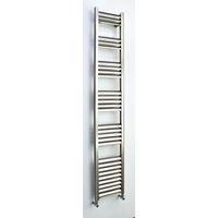 Champagne Vertical Towel Warmer Brushed Aluminium (H)1800 mm (W)300 mm