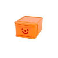 Children\'s Smiley Orange 12L Plastic Stackable Drawer