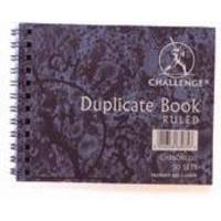 Challenge Carbonless Duplicate Book 105x130mm Ruled Feint