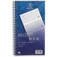 Challenge Duplicate Book Receipt 200 Pages 280x152mm