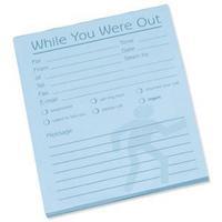 Challenge While You Were Out Message Pad 80 Sheets 102x127mm Pale Blue (Pack of 10)