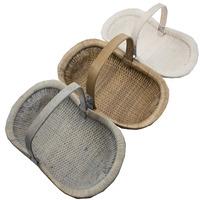 chairworks set of 3 traditional trugs white wash