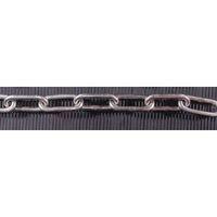 CHAIN - LONG LINK S/STEEL DIAMETER 4MM PER METRE