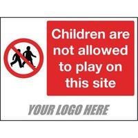 CHILDREN ARE NOT ALLOWED TO PLAY 400X300MM