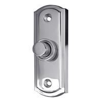 Chrome Door Bell 81x31mm